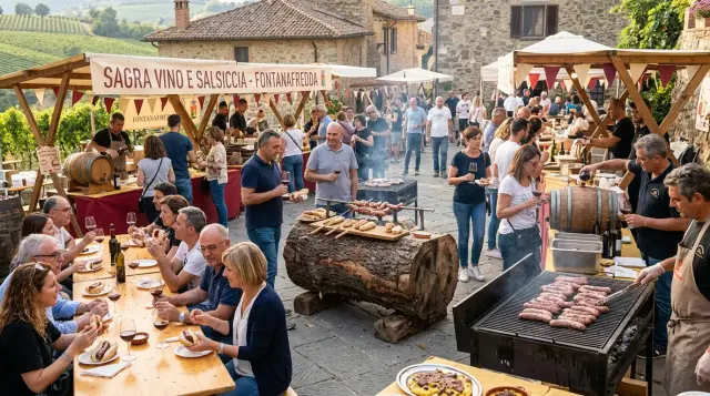 Vino e Salsiccia al Ceppo